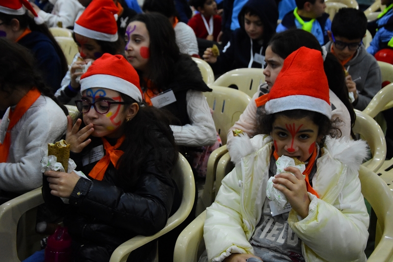 Saint Vincent de paul celebrating Christmas at Jesus & Mary school